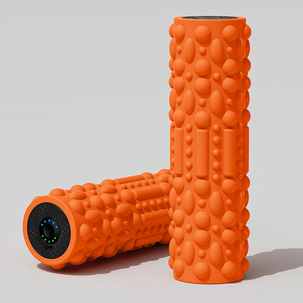 Pilates Yoga Exercises - Electric Vibrating Foam Roller Massage Column