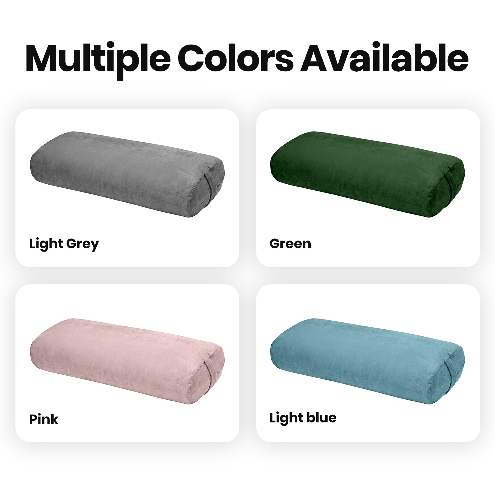Yoga Bolster Pillow Pink Round – Pilates Yin Yoga recenzja i cena