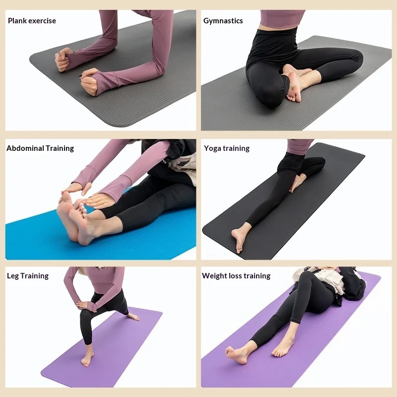 Extra Thick Non Slip Yoga Mat  – Pilates Yoga Home Workout recenzja i cena