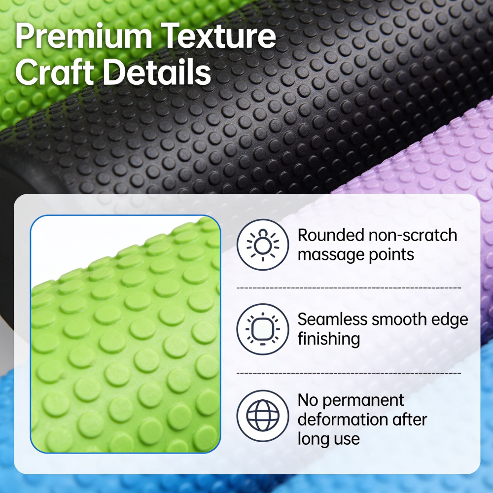 Yoga Roller Round EVA Foam Cyl – Pilates Yoga Home Workout recenzja i cena