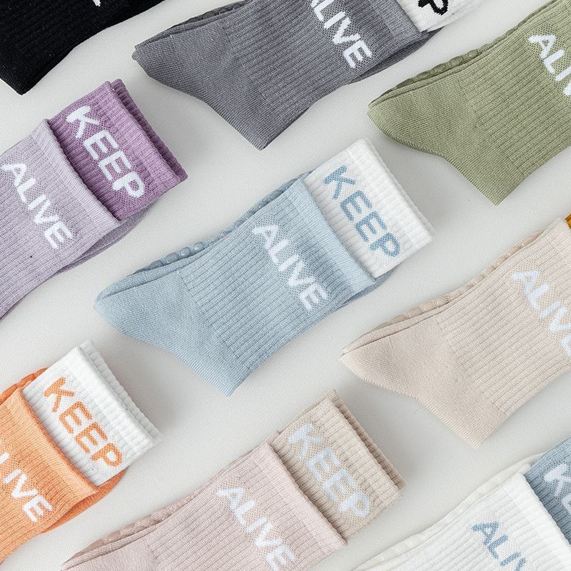 Women's Non-Slip Yoga Socks wi – Pilates Yoga Exercises recenzja i cena