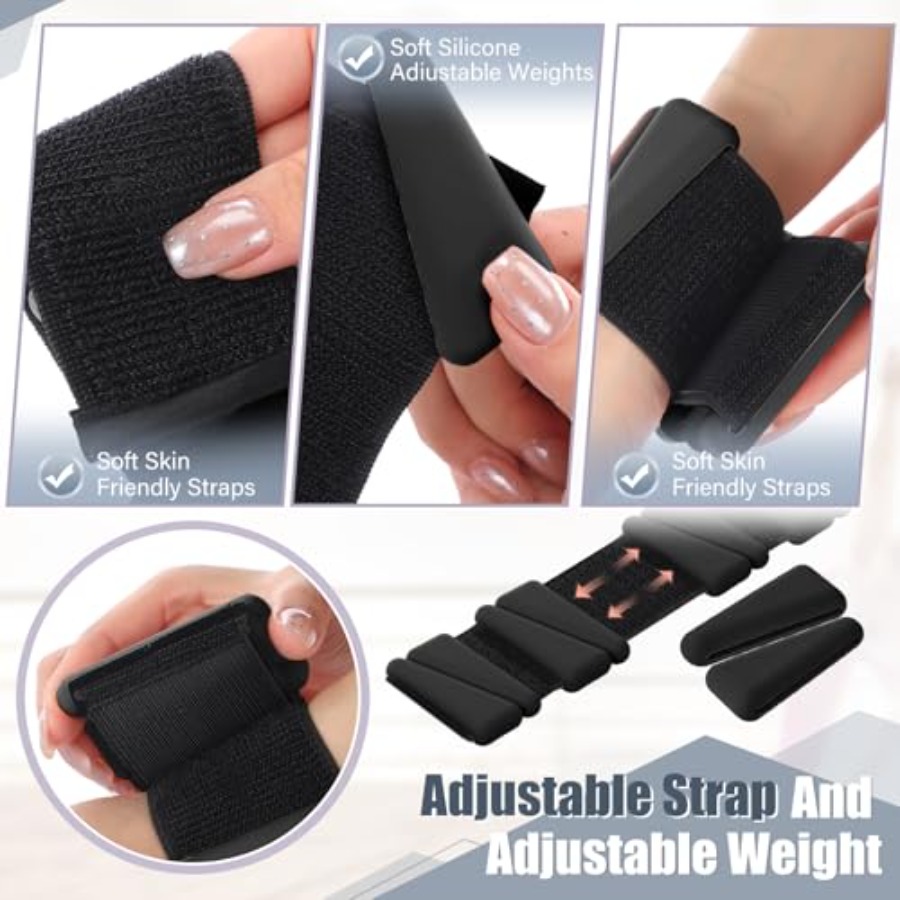 Adjustable Silicone Wrist Ankl – Pilates Yoga Home Workout recenzja i cena