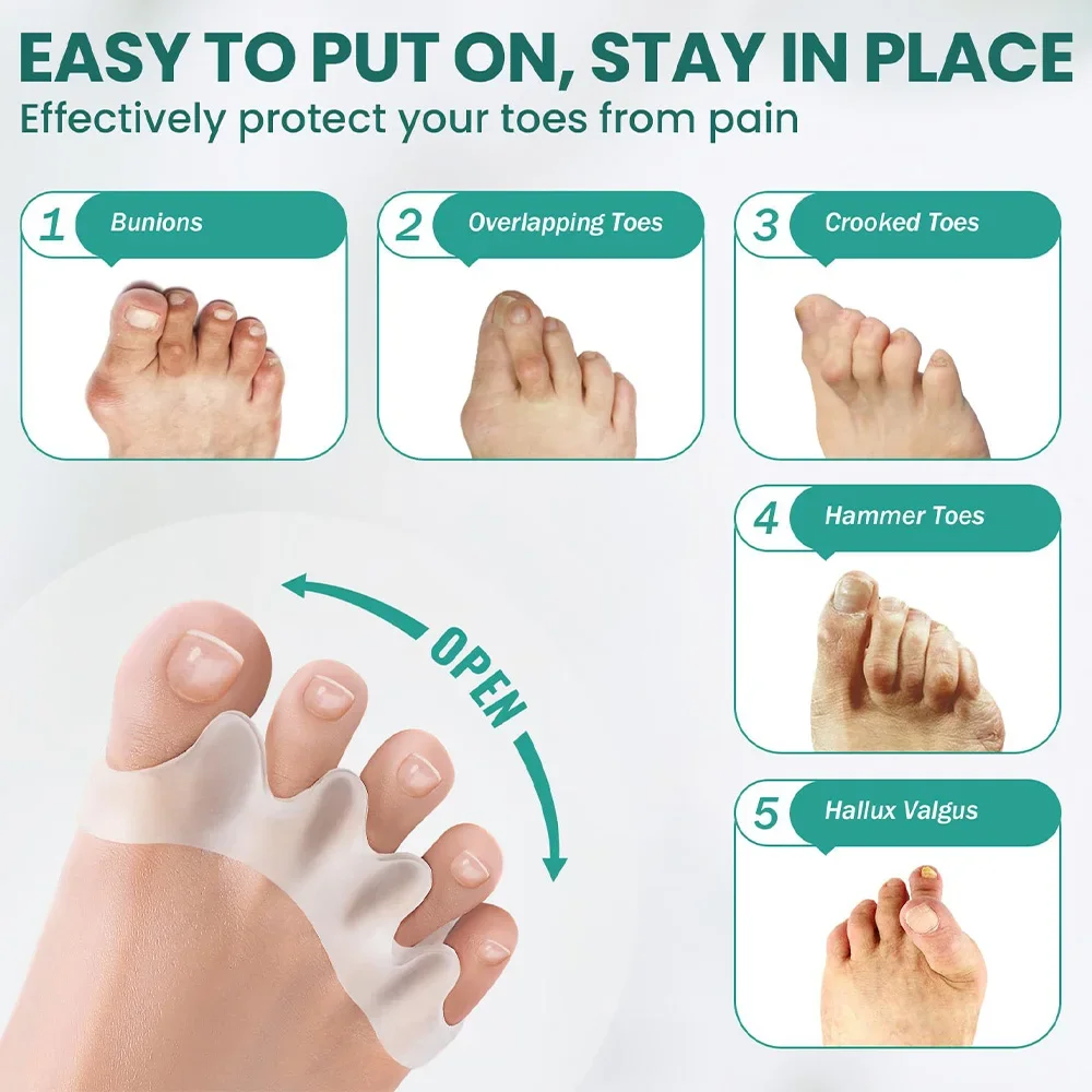 Reusable Silicone Toe Separato – Toe Separator Silicon recenzja i cena
