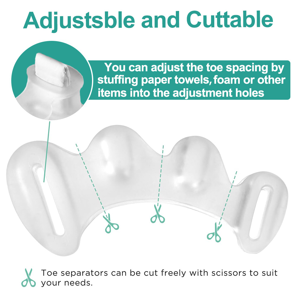1Pair Gel Hard Silicone Toe Fi – Toe Separator Silicon recenzja i cena