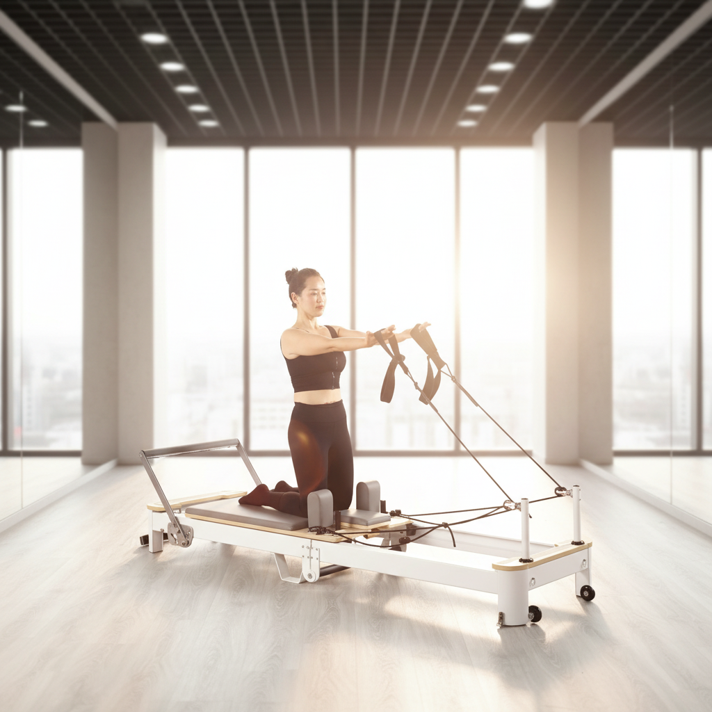 Oak Pilates Reformer, White Al – Pilates & Yoga Training Center recenzja i cena