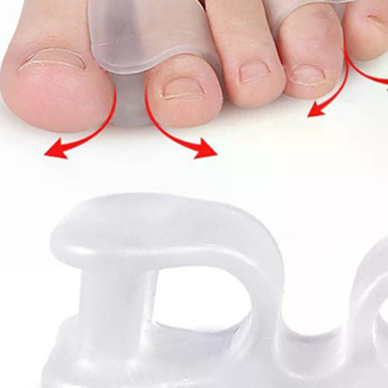 1 Pair Big Toe Two Hole Thumb  – Toe Separator Silicon recenzja i cena