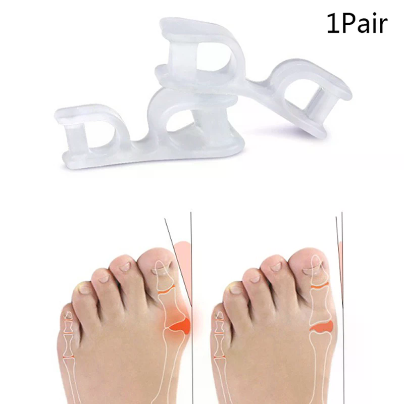 1 Pair Big Toe Two Hole Thumb  – Toe Separator Silicon recenzja i cena
