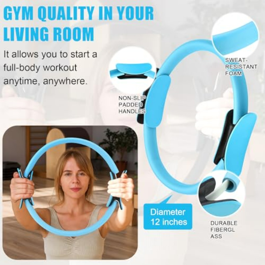 10 Pcs Pilates Ring Blocks Set – Pilates Yoga Home Workout recenzja i cena