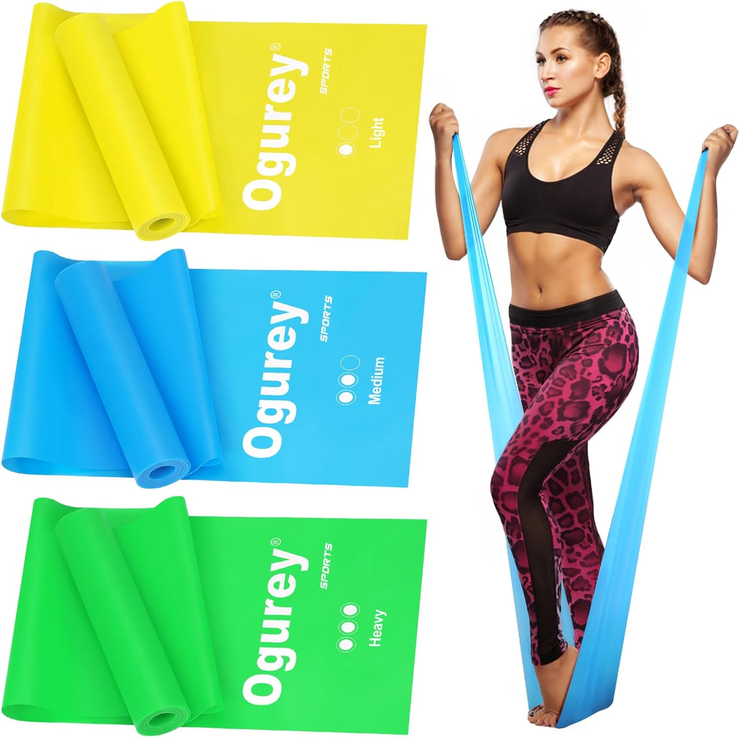 Resistance Bands, Professional – Pilates Yoga Home Workout recenzja i cena