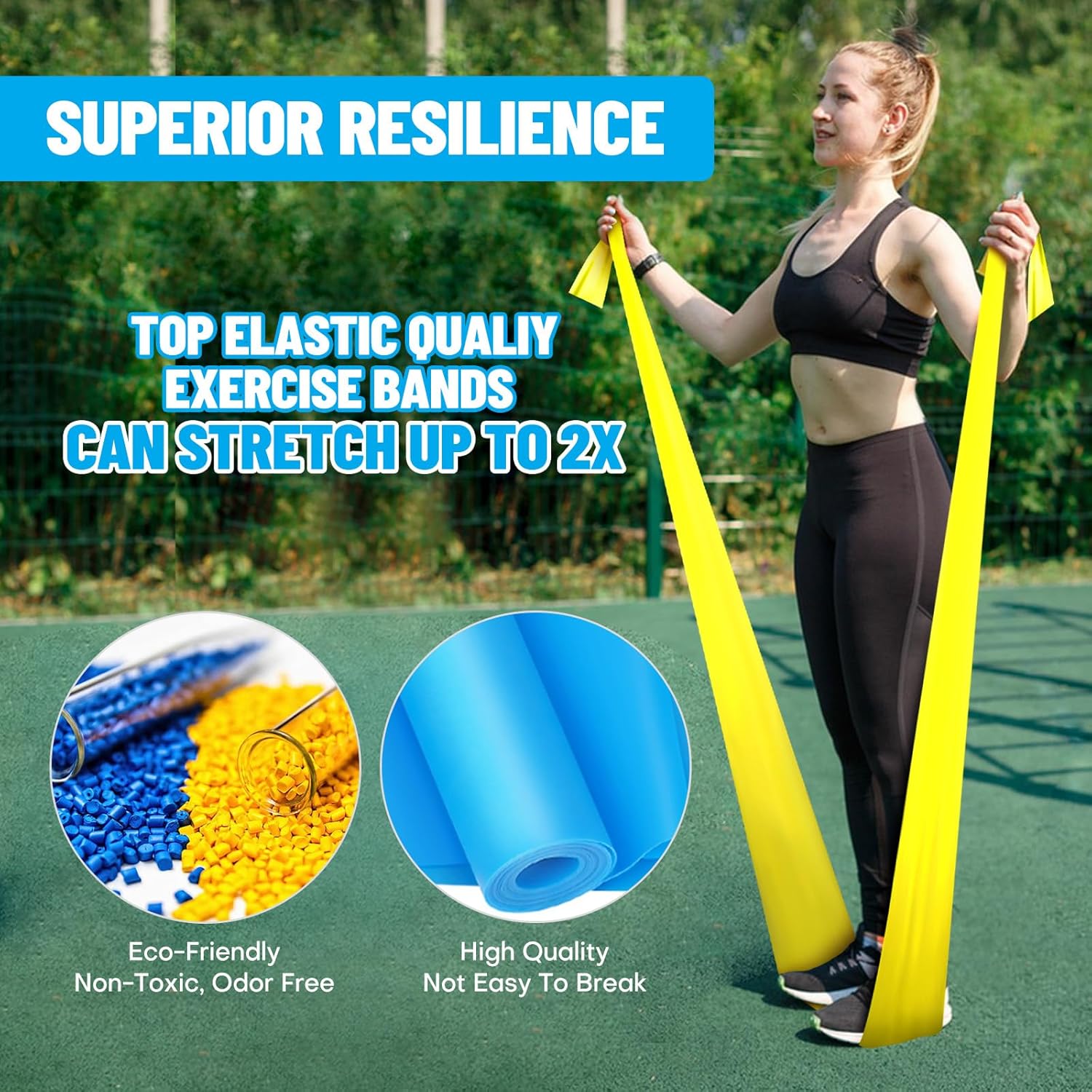 Resistance Bands, Professional – Pilates Yoga Home Workout recenzja i cena