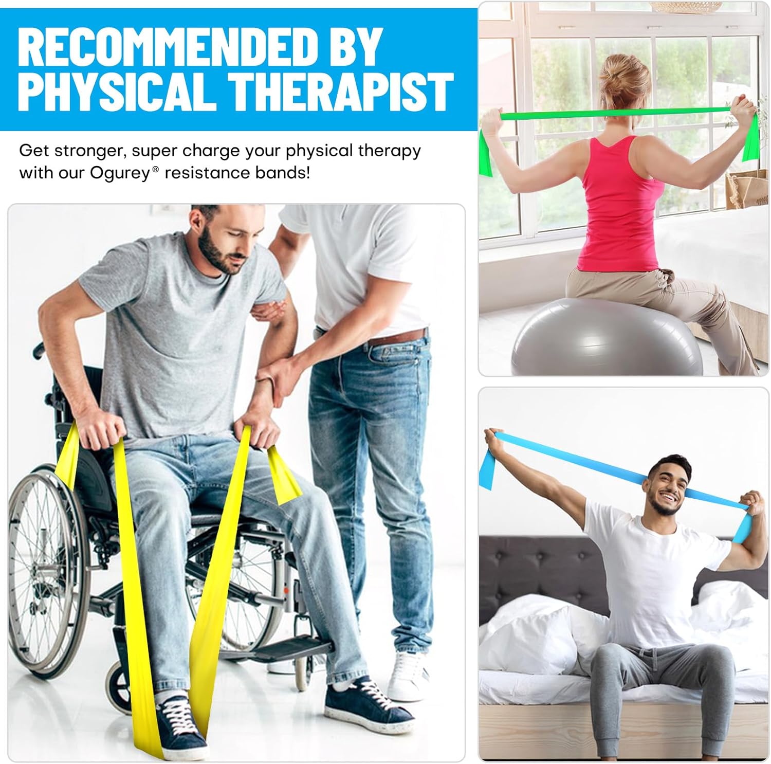 Resistance Bands, Professional – Pilates Yoga Home Workout recenzja i cena