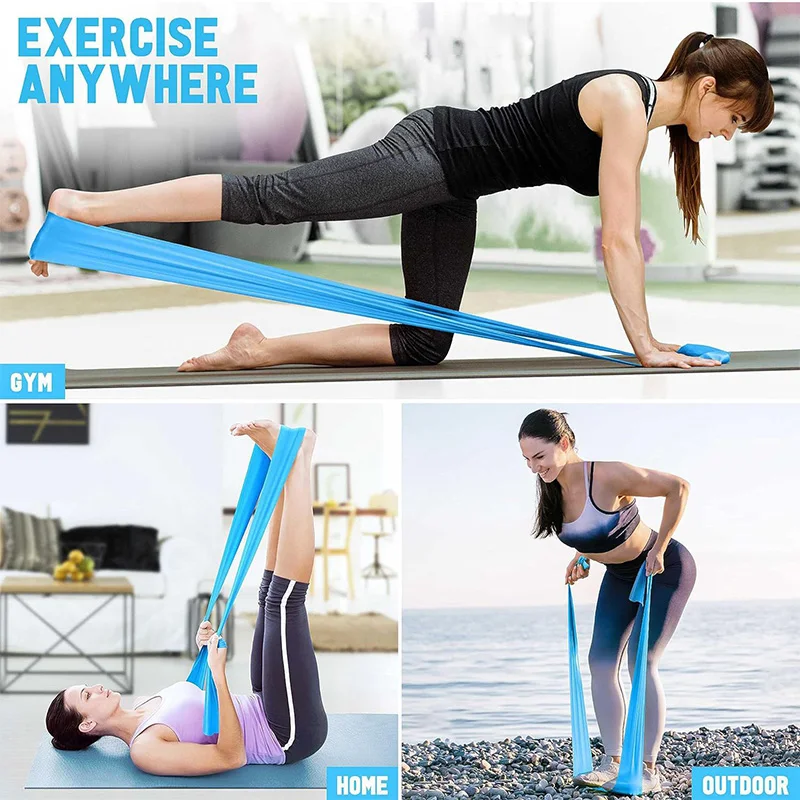 Elastic Yoga Fitness Bands Yog – Pilates Yoga Home Workout recenzja i cena