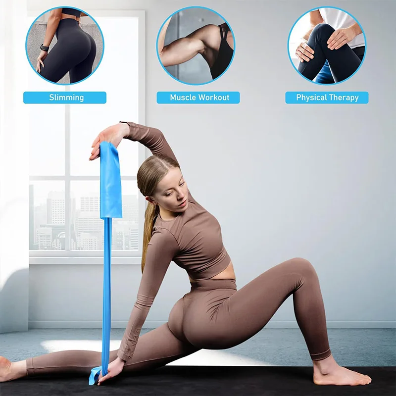 Elastic Yoga Fitness Bands Yog – Pilates Yoga Home Workout recenzja i cena