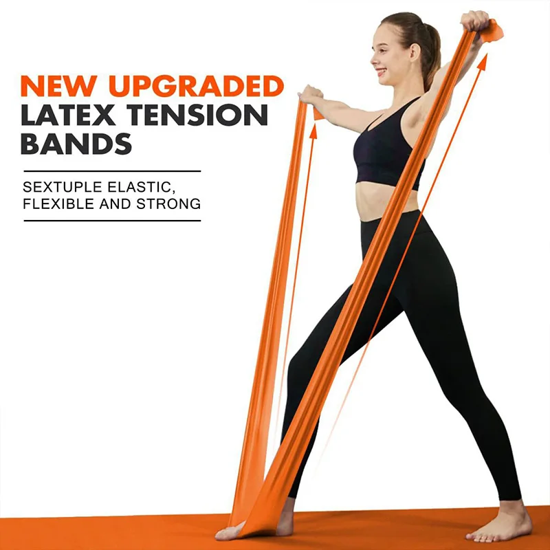 Elastic Yoga Fitness Bands Yog – Pilates Yoga Home Workout recenzja i cena
